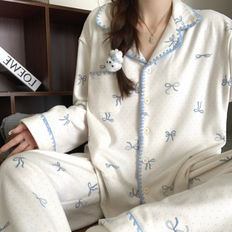 Al por mayor transfronterizo dulce arco 230g pijama de invierno de lana de la niña media luna envoltura con ropa cálida para el hogar conjunto