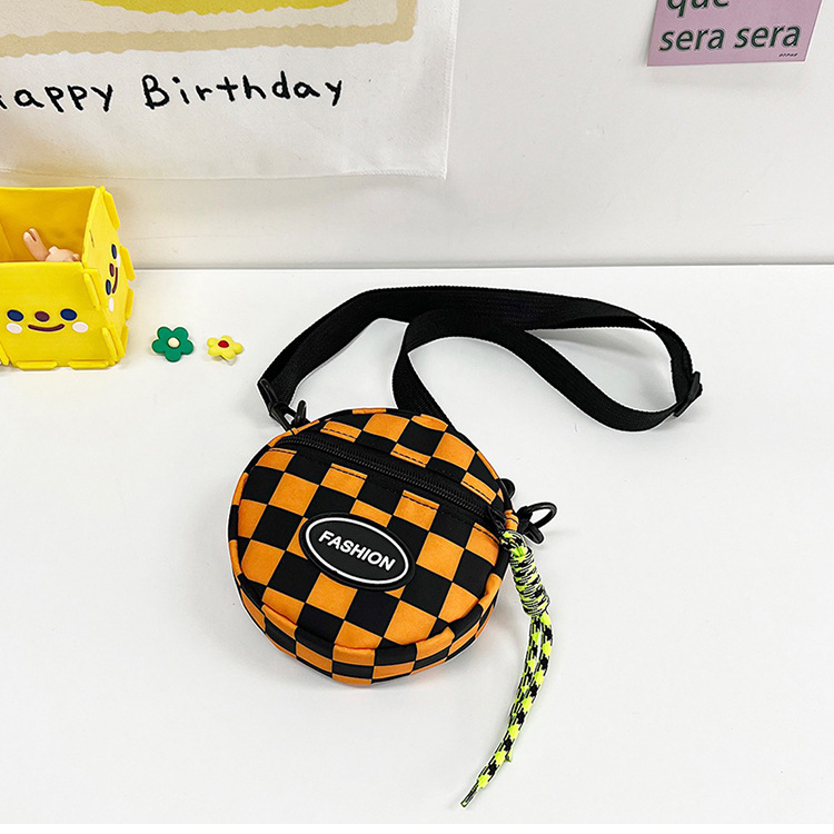 Kid's Lattice Nylon Zipper Kids Wallets display picture 5