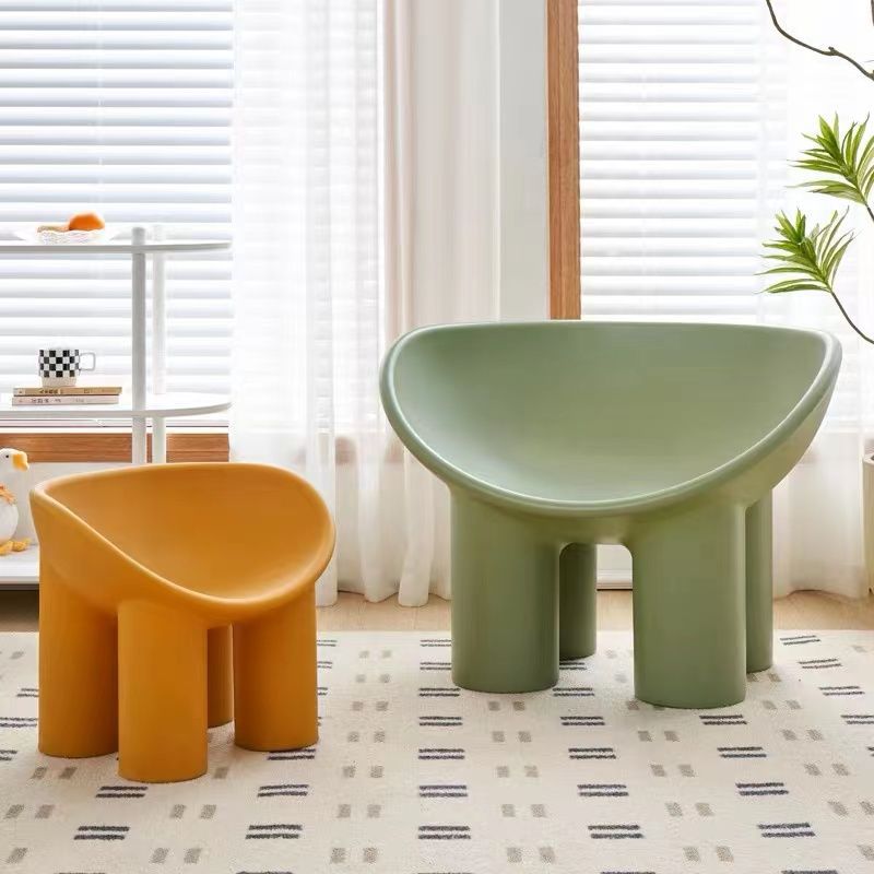 Instagram-famous Nordic-style elephant-leg chair, lounge sofa, single-person lazy chair, baby stool, for guesthouse living rooms