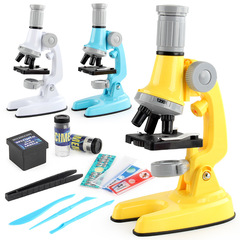 Microscope Toy Set for Primary School Students - Science and Biology Experiment Equipment - Original Manufacturer 1200x Microscope Toy