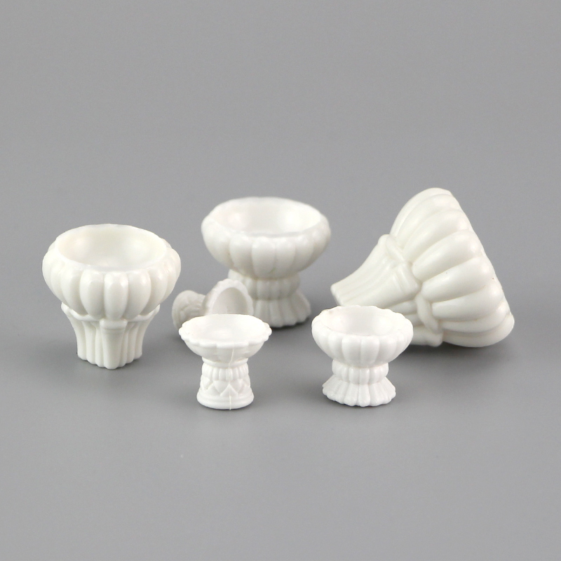 模型花坛花盆DIY沙盘建筑模型材料小屋别墅庭院场景配景花坛花瓶