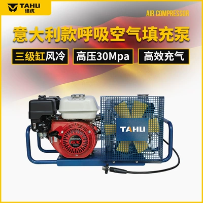 Tahu Diving Fire Extinguisher High-Pressure Air Pump Inflator Air Breathing Apparatus Inflator Compressor 30Mpa