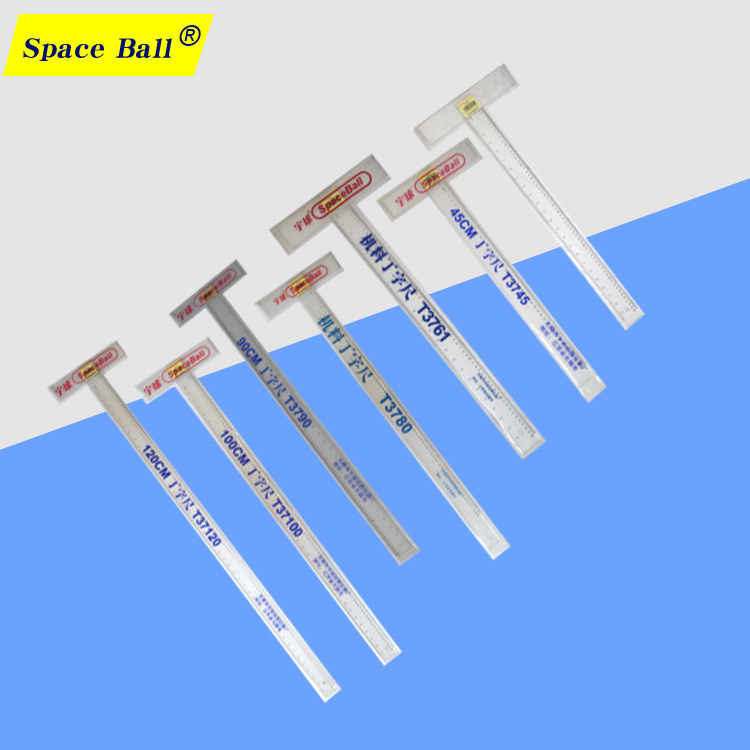 T型尺丁字尺各种型号学生工作教学绘图仪器辅作图尺宇球厂家批发