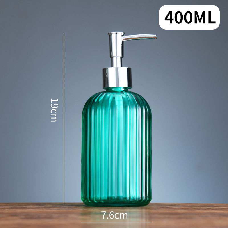 Botellas de vidrio para jabón y champú