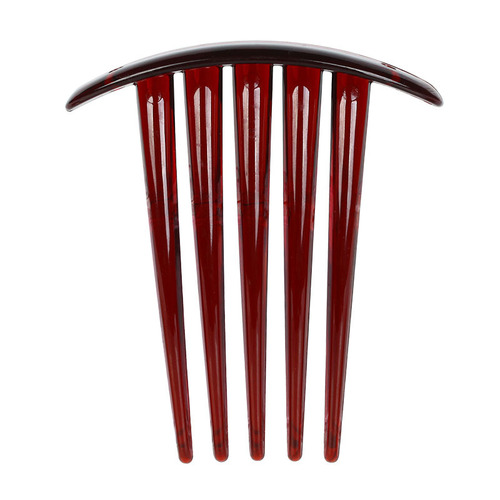 PC material 8.5cm five-tooth DIY jewelry accessories black plastic hair comb photo studio headdress comb with tooth insert comb for women