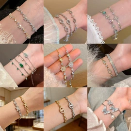 项链;耳钉;手链