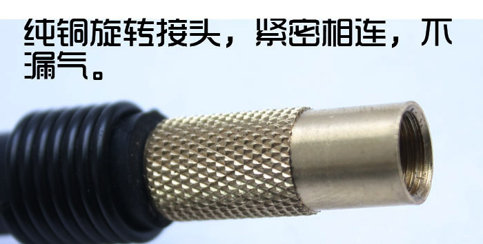 Multifunctional high-precision automobile tire pressure gauge with deflated tire pressure gauge long hose mechanical tire pressure gauge monitor