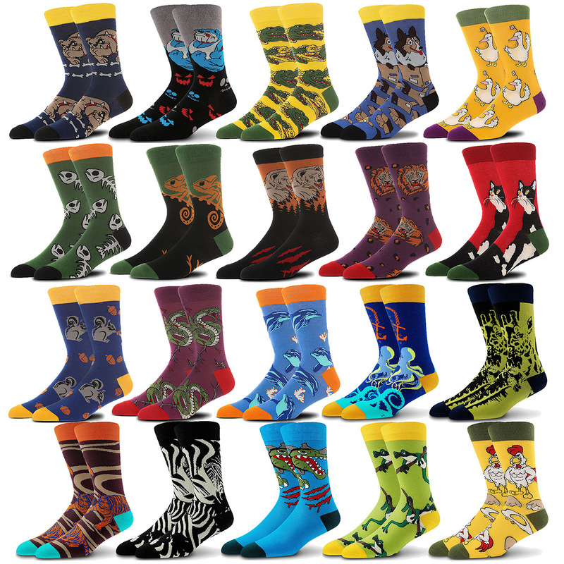 Zhuji Cross-Border Personalized Socks for Men and Women, Plus Size European and American Socks, Export Trendy Socks, Stockings Wholesale
