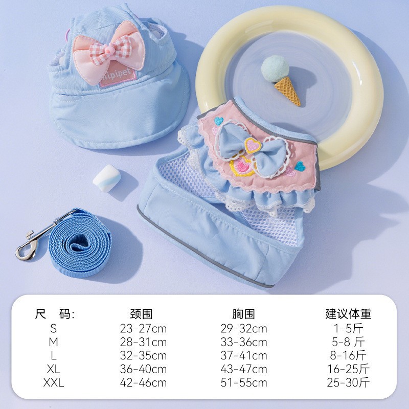 Nueva correa para el pecho de salida para perros, correa de remolque, perro pequeño y mediano, gato de peluche, cuerda para perros, cuerda para mascotas, suministros para perros