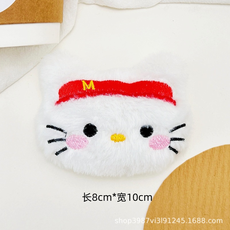 かわいい漫画バター kt 猫人形アクセサリーベア kt ヘッドギアマイメンぬいぐるみブローチ diy 衣類靴と帽子アクセサリー|undefined
