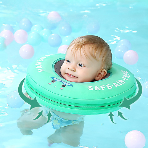 Mambobaby Float Infant Inflatable Neck Ring Baby Swim Ring Home Swimming Pool Buoyant Ring