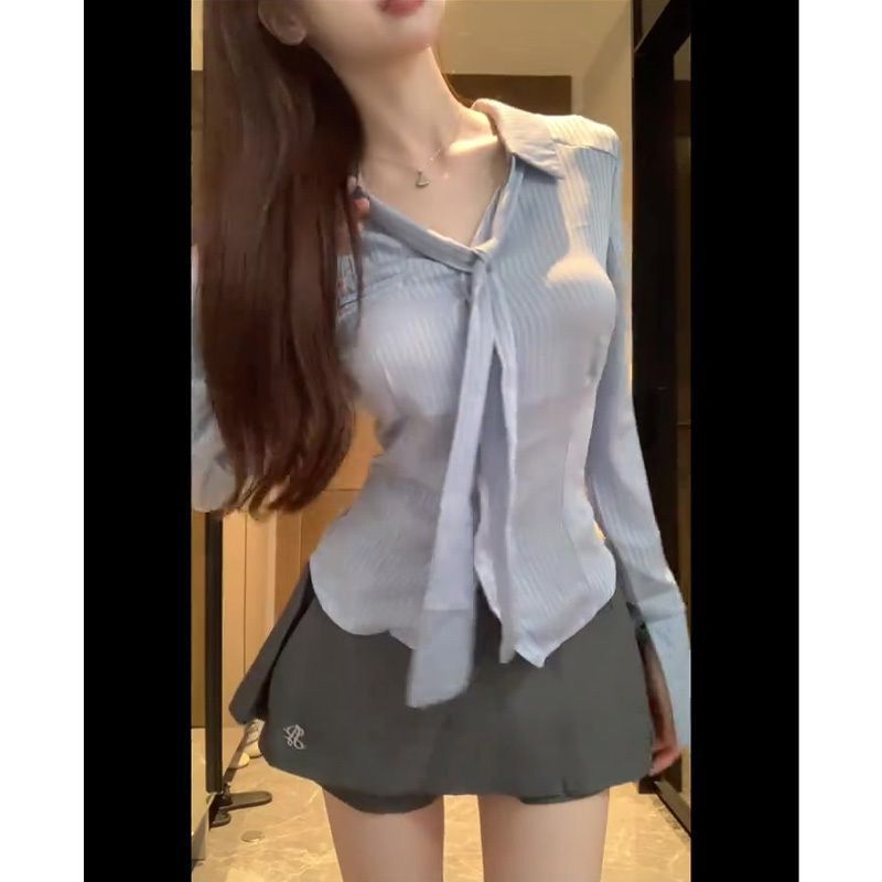 学院风小个子显高套装2025新款秋季女盐系高级感裙子两件套御姐风|undefined