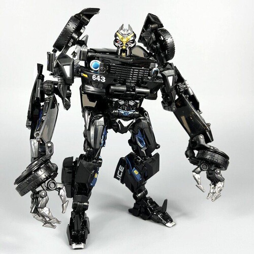 Model Commune 6807 Transformation Toy XP15 Roadblock Z Barrier Alloy Version Police Car Children Boy Car Robot