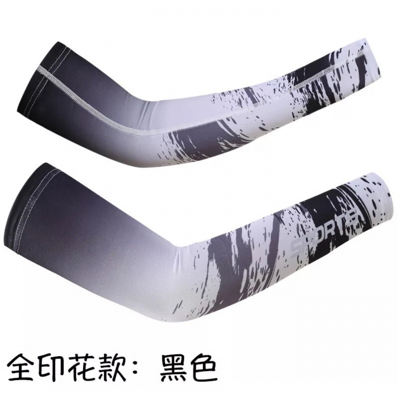 Manga de hielo de los hombres de verano deportes al aire libre ovisleeve a prueba de Sol de conducción de las mujeres transpirable delgada manga del brazo de protección solar