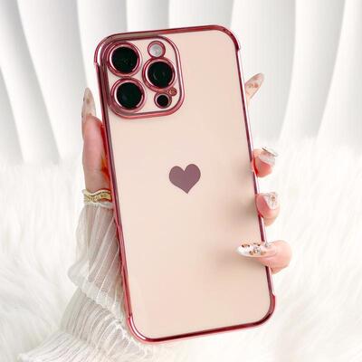 L 38436 Electroplated Love Phone Case 电镀爱心手机护套|ms