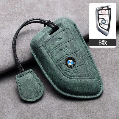 blade 320 new x1x3x4x5 bag – Car key bag - bmw-type-b-hollow-olive-green-leather-rope