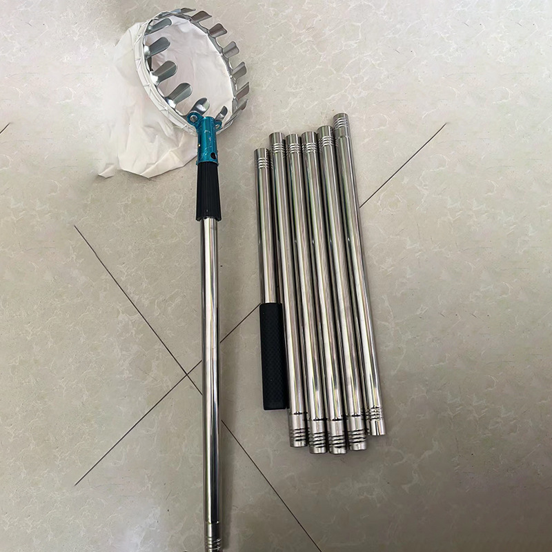 3,2 M 8 secciones 8 secciones + CABEZA DE ACERO INOXIDABLE