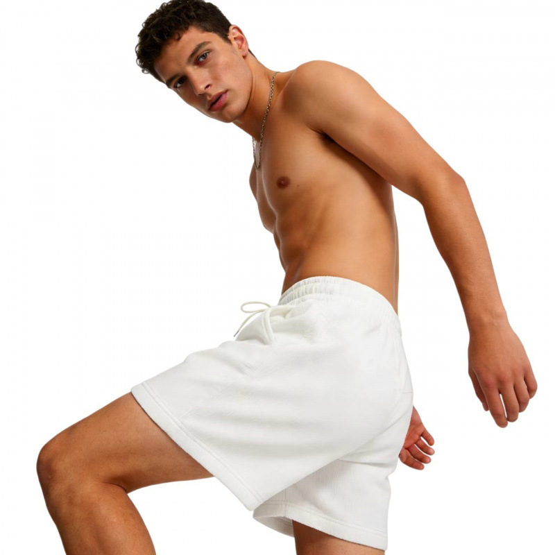 五分裤男运动短裤夏季灯芯绒男士舒适透气短裤可做睡裤大码纯色