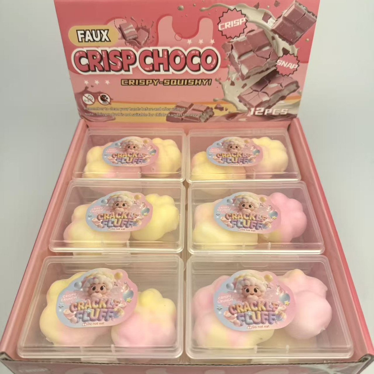 Donuts crujientes en línea transfronterizos y garras de gato pinch pinch le ultra curación de productos de oficina descomprimidos rebote lento
