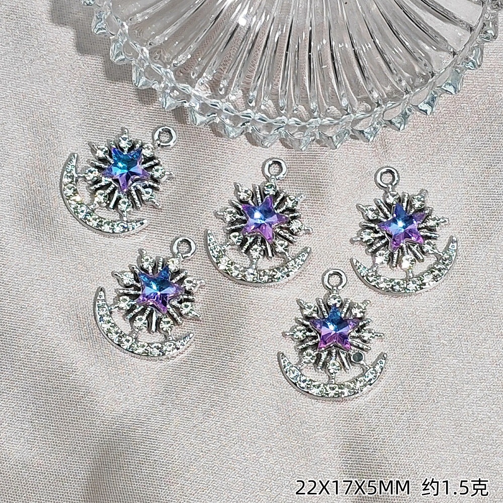 Exquisitos accesorios de joyería colgante de diamante de alta protección ultravioleta al por mayor collar DIY artesanal colgante de materiales de ropa de pulsera