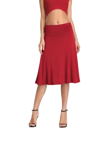 Summer New Independent Website European and American TikTok Women's Ruffled Casual Skirt