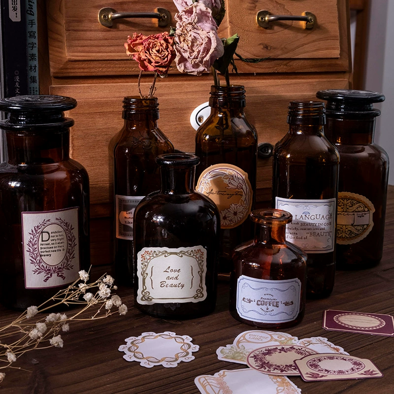 Этикетка Определение Серии Красивый День Наклейки Ретро Искусство DIY Ручной Счет Украшения Наклейки 40 в 8