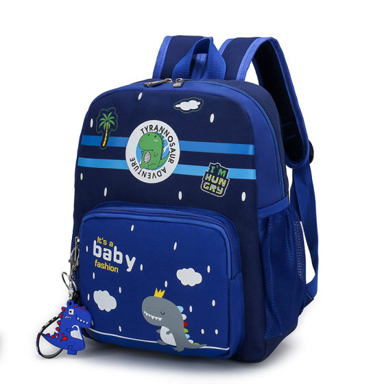 Fashionable Trendy Foreign Trade Kindergarten Schoolbag Small Dinosaur Backpack for Large, Medium and Small Classes