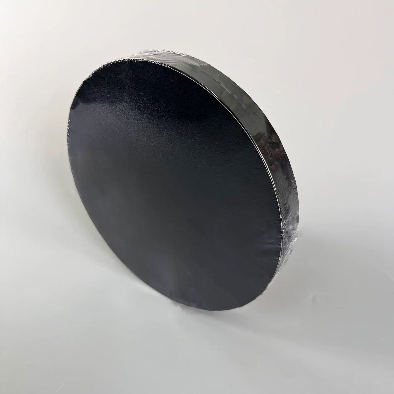 12inch 검정색 테두리 케이크 트레이 [두께 1.2CM], 12MM, 종이 125g + 골판지 + 종이 125g 테두리