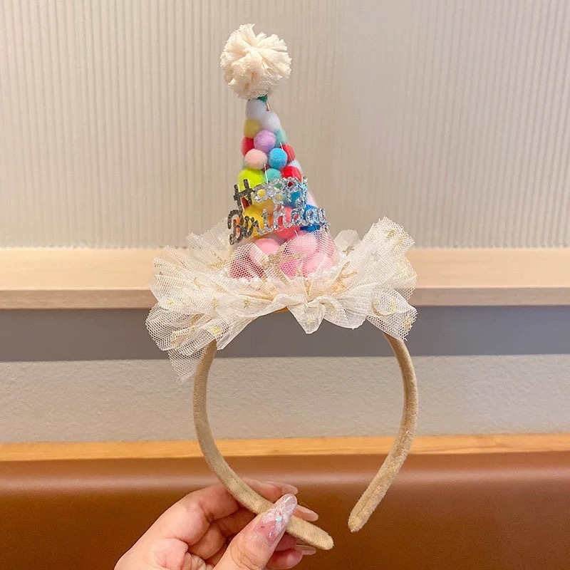 小女孩生日帽子皇冠发箍女童樱桃蛋糕头箍儿童公主风网红洋气头饰|undefined