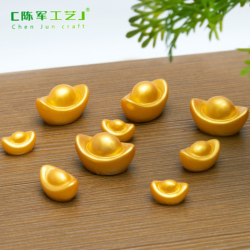 Micro Landscape Creative New Year Lucking Golden Large Medium Small Yuanbao Series DIY Decorations Accessories Mini Ornaments Micro Landscape Creative New Year Lucking Golden Large Medium Small Yuanbao Series DIY Decorations Accessories Mini Ornaments