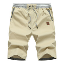 24夏季新款短裤男士棉五分裤棉休闲裤男跨境大码短裤薄款中裤男