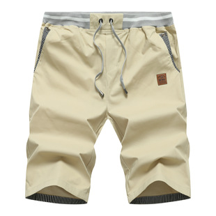 24 Summer New Shorts Men's Cotton Five-point Pants Cotton Casual Pants Men's Cross-border plus size Shorts Thin Pants Men's