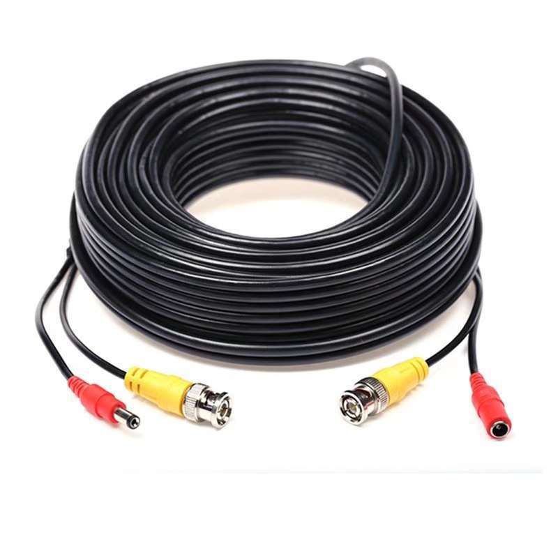 监控摄像机视频电源延长线综合二合一一体线10米BNC+DC