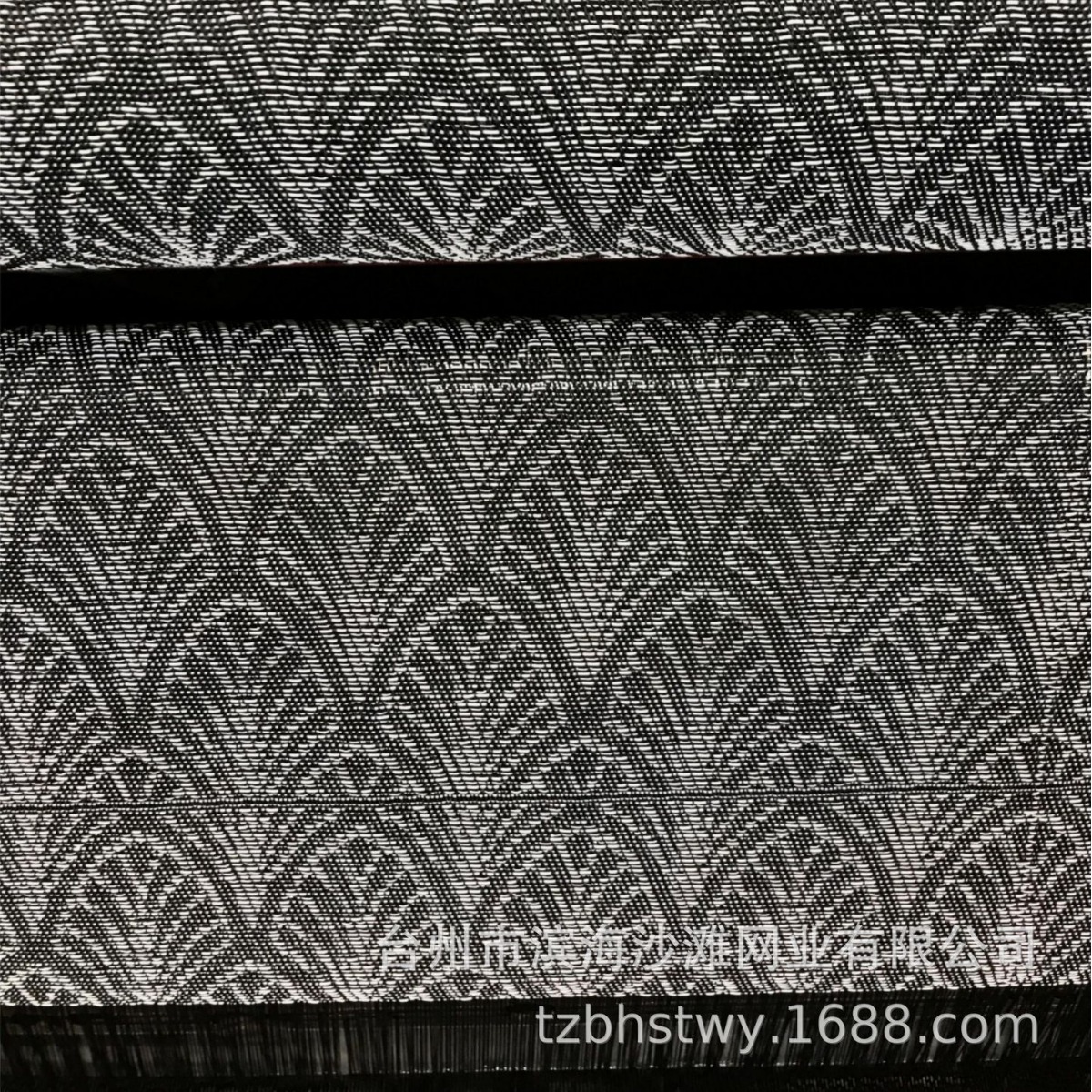 提花特斯林网布，PVC餐垫布 户外家居秋千吊床网布  透气牢固