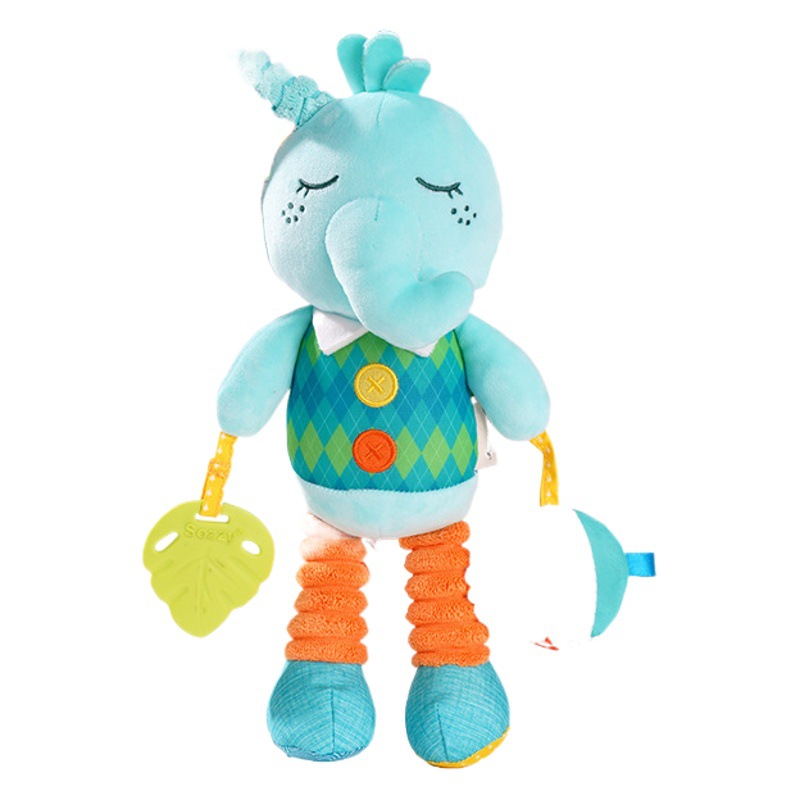 Sozzy recién nacido calmante bebé juguetes 0-1 años bebé coche cama colgante cochecito colgante tire campana juguetes educativos