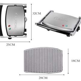 现货家用烤肉机煎烤牛扒牛排铁板烧三明治机烧烤多功能帕尼尼