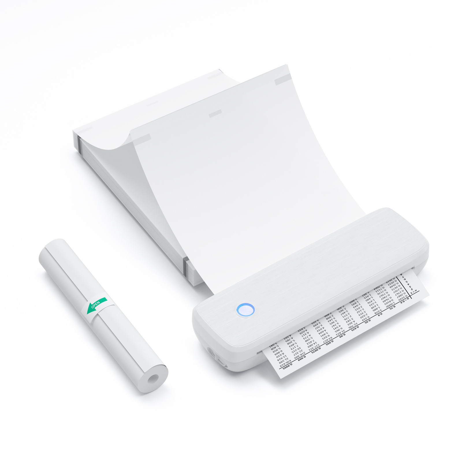 Версия для внешней торговли жемчужно-белого цвета A80 + 200 листов складной бумаги для печати