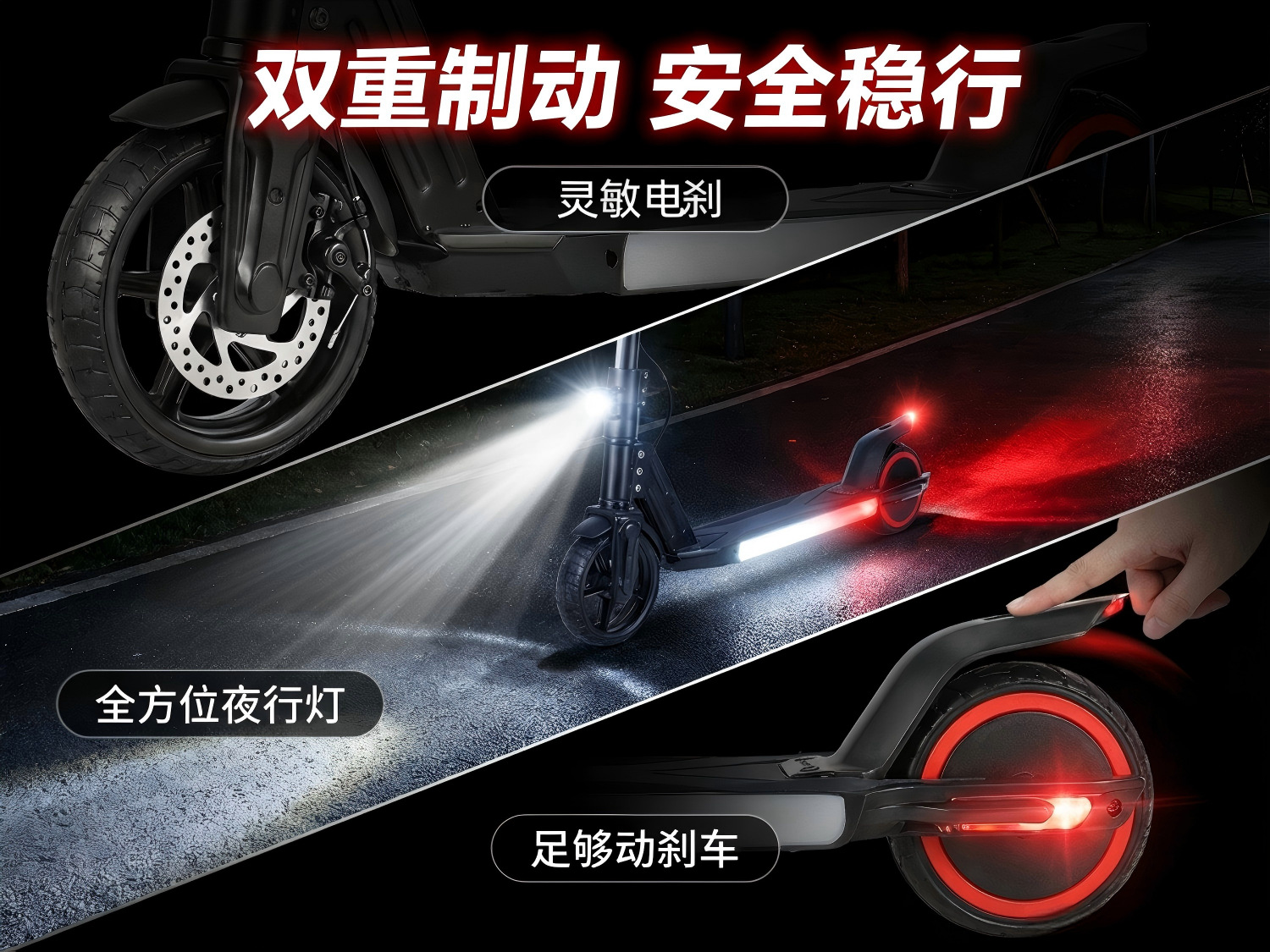 Factory Direct Sales Scooter for Teenagers and Children, Lithium Battery Folding Electric Scooter with Led Display