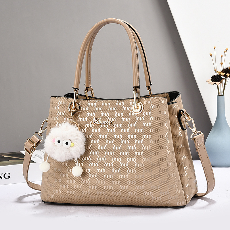 Bolso bandolera de color sólido de viajero de temperamento portátil de nueva moda para damas Bolso bandolera de gran capacidad simple y popular