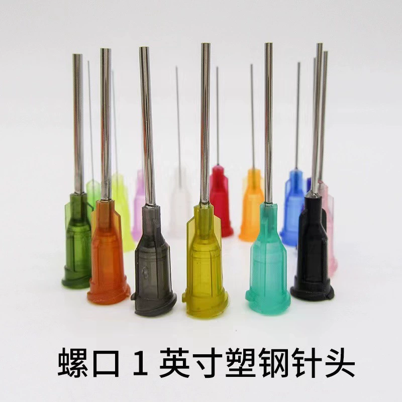 Однодюймовая дозирующая винтовая игла пластиковое седло прецизионная игла из нержавеющей стали длина дозировочной иглы из нержавеющей стали 25 мм