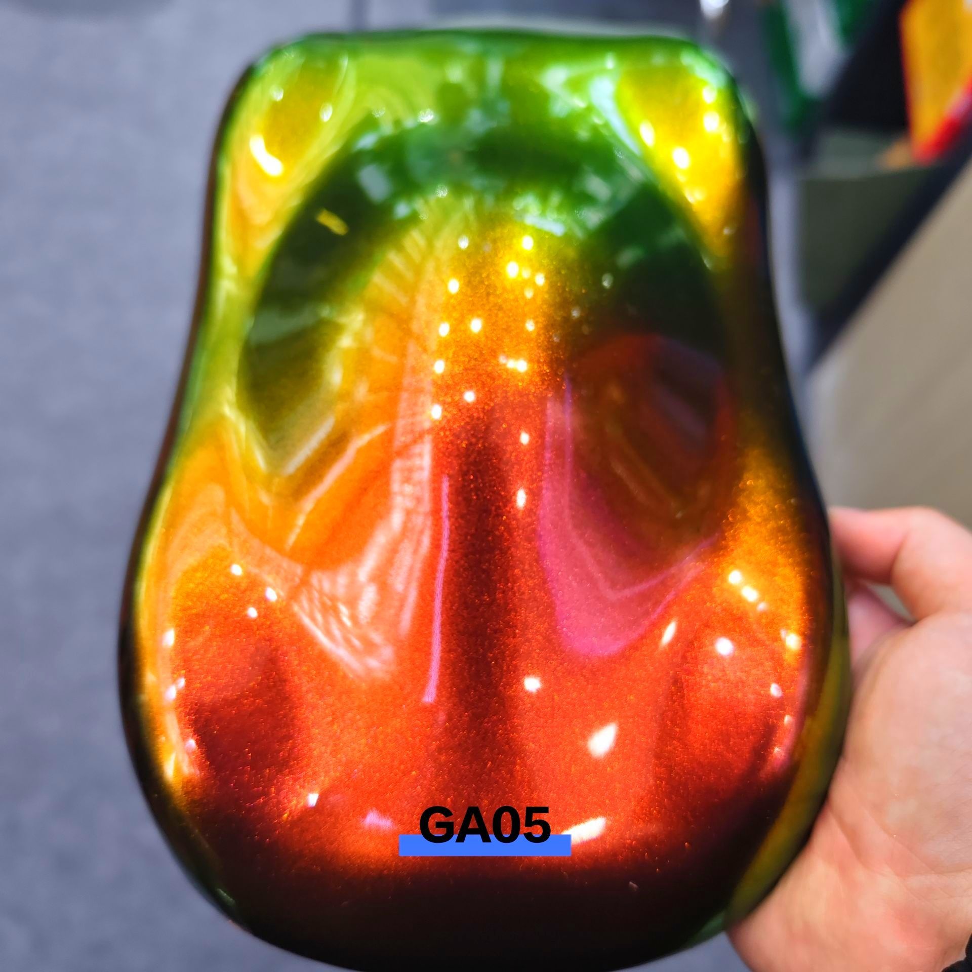 跨境批发超白幻彩透明光学变色龙粉 工艺品涂装油漆用变色龙粉1g