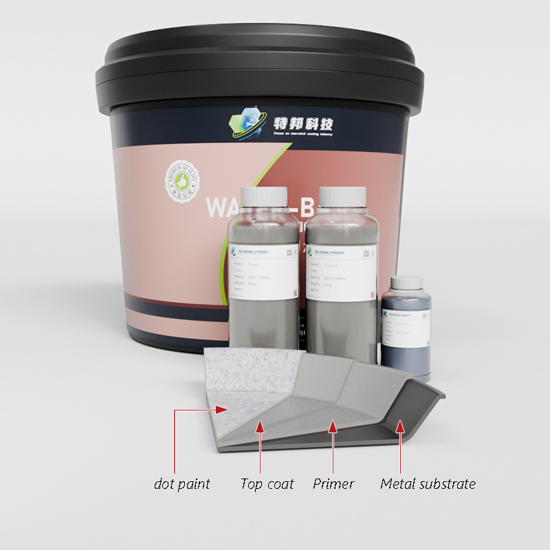 灰色水性特氟龙涂料耐高温更强耐磨不粘涂料易清洁防腐蚀粗糙表面