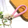 Woven high-end polyurethane keychain handmade, bag accessory, pendant