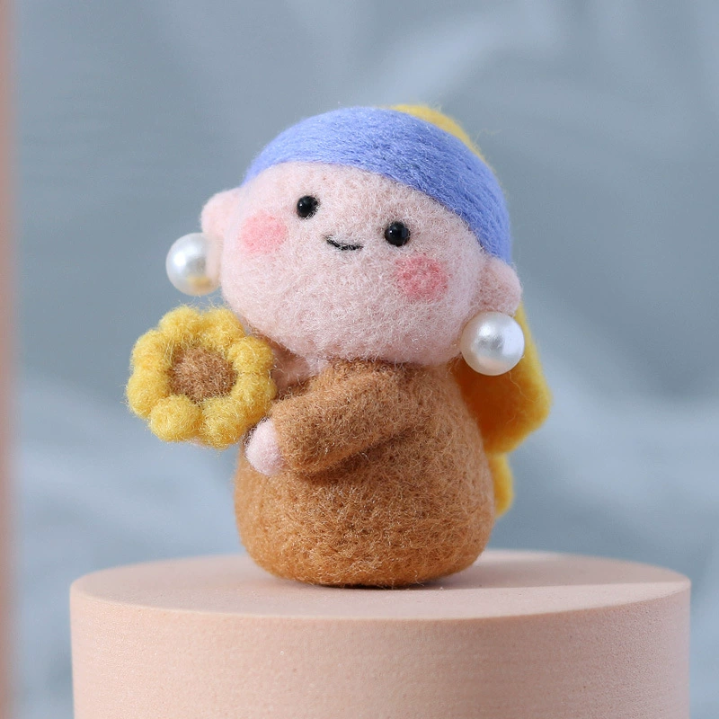 Войлочная фетровая набор материалов сумочка, серьги из жемчуга, брелок, handmade, подарок на день рождения