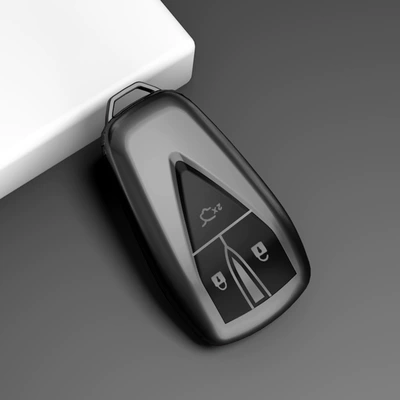 Suitable for Changan Cs75 Key Cover Third Generation Cs55/35/X5 Eado Plus Car Univ/T Ruicheng Yida Buckle Shell (Car key bag) - type-a-3-button-individual-key-cover-titanium-gray