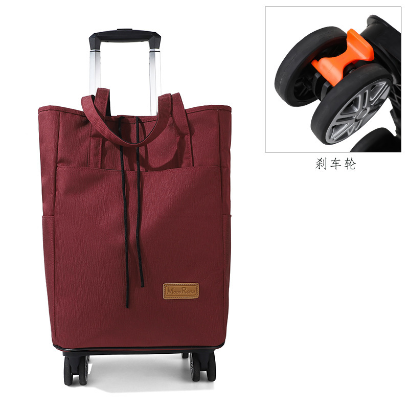 Burgundy brake, airplane
