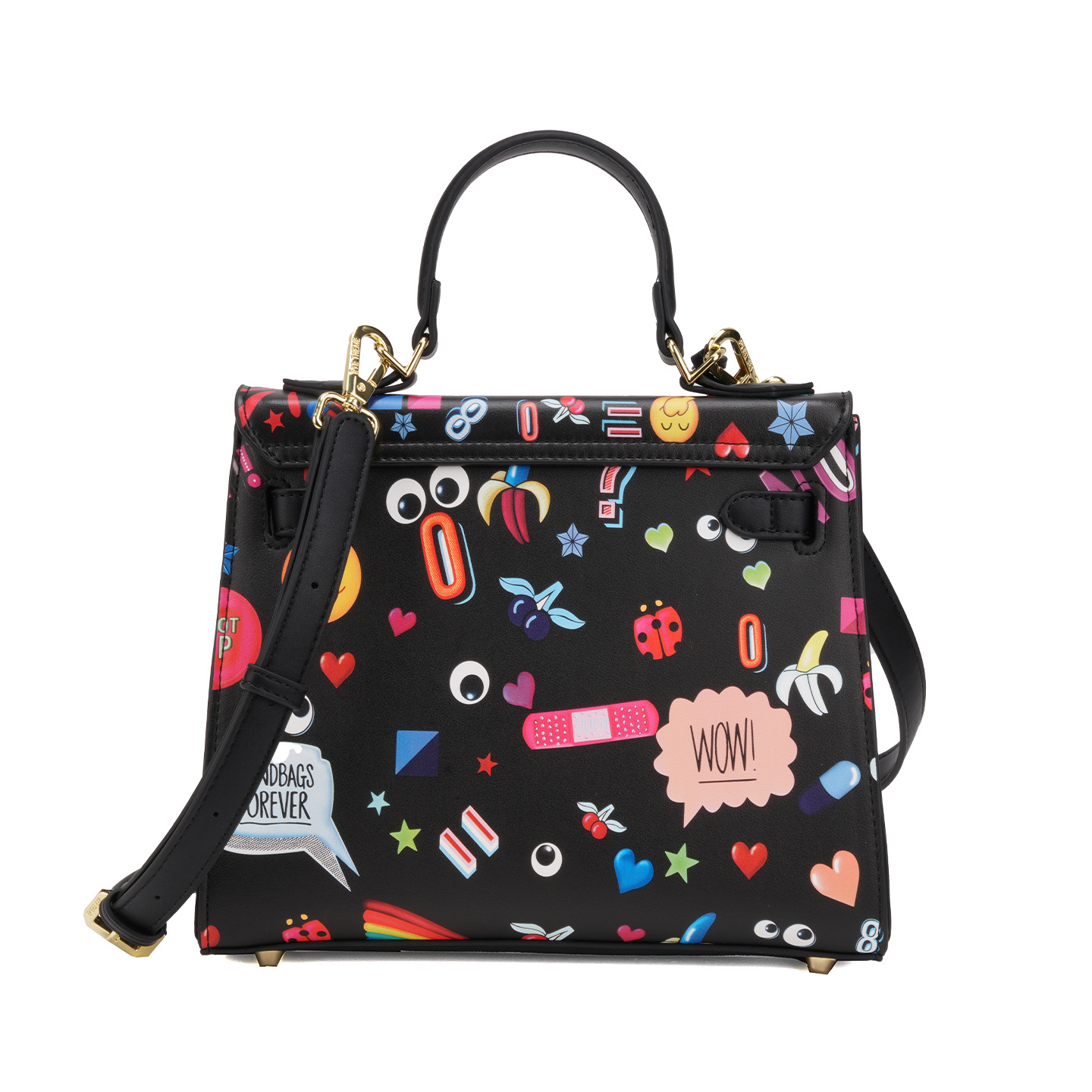 Europa y los Estados Unidos de alto nivel sensación de tela de paja características de diseño bolsas de graffiti de escritorio de diamantes para mujeres colisión de color bolsa de aceite cerradura 1993 #