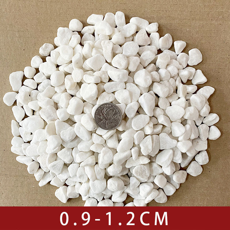 50kg 흰색 자갈 0.9-1.2cm