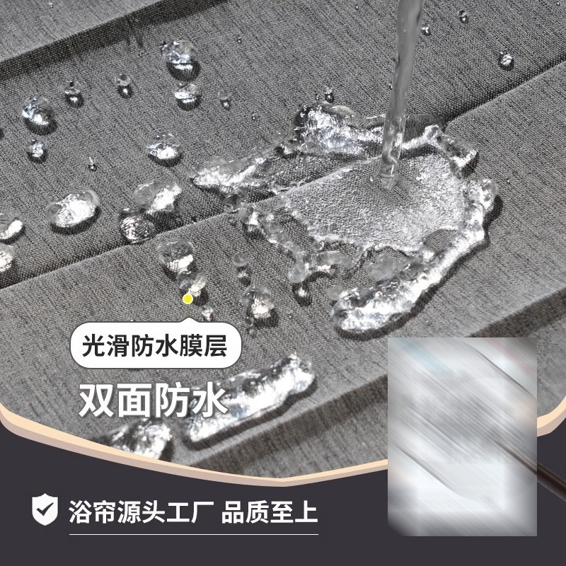 浴室パーティションカーテン厚みのある防水浴室カーテン湾曲した折りたたみシャワーカーテン磁気シャワーカーテンセットL字型シャワールーム|undefined