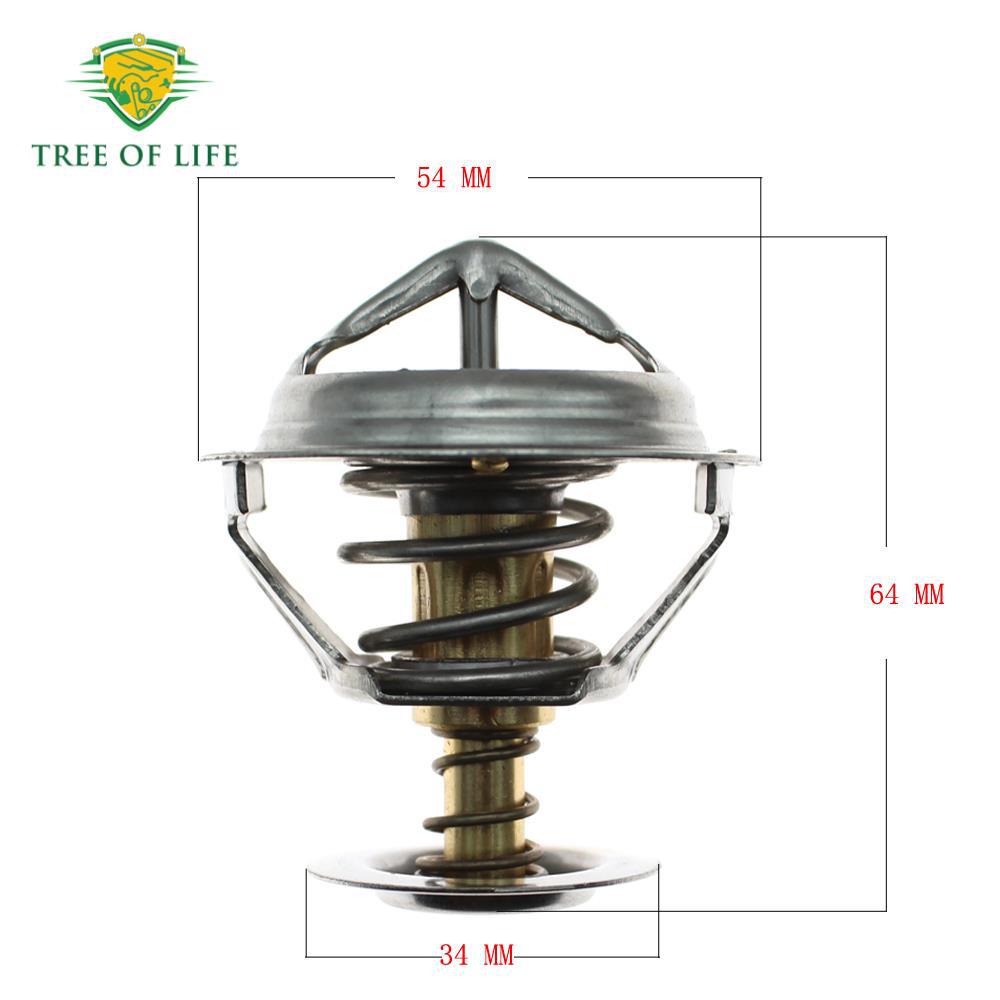 GY0115171, AJ5715171 es aplicable al termostato del motor Mazda 82 °C